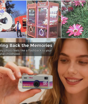 Mini Retro Digitale Camera - 1080P HD, Sleutelhanger Stijl, Met Flits