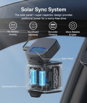 Baseus VD1 Dashcam: 3K Ultra HD, Dubbele Camera, GPS, Nachtzicht & App Bediening