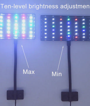 USB Aquarium LED Plantengroeilamp - Volledig Spectrum, Dimbare Verlichting met Timer & 360° Rotatie