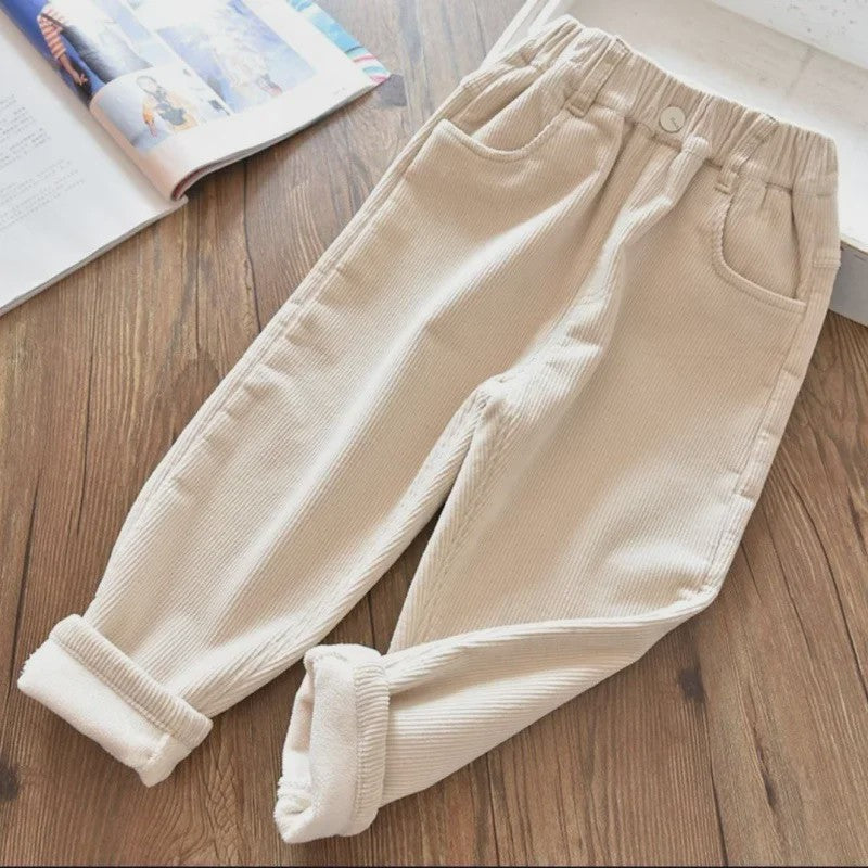 Warme Corduroy Broek Kinderen - Herfst/Winter Casual & Sportief
