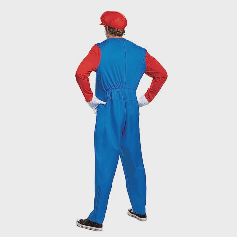 Super Brothers Kostuum - Unisex Mario & Luigi Verkleedset voor Halloween en Carnaval