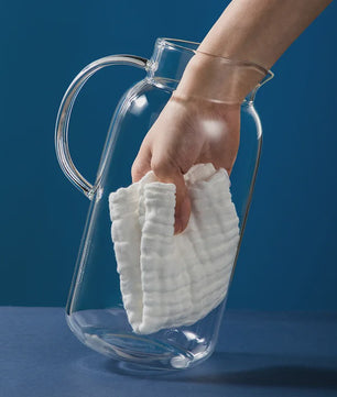 Glazen Waterkan 2.5L met Deksel - Hittebestendig Borosilicaatglas