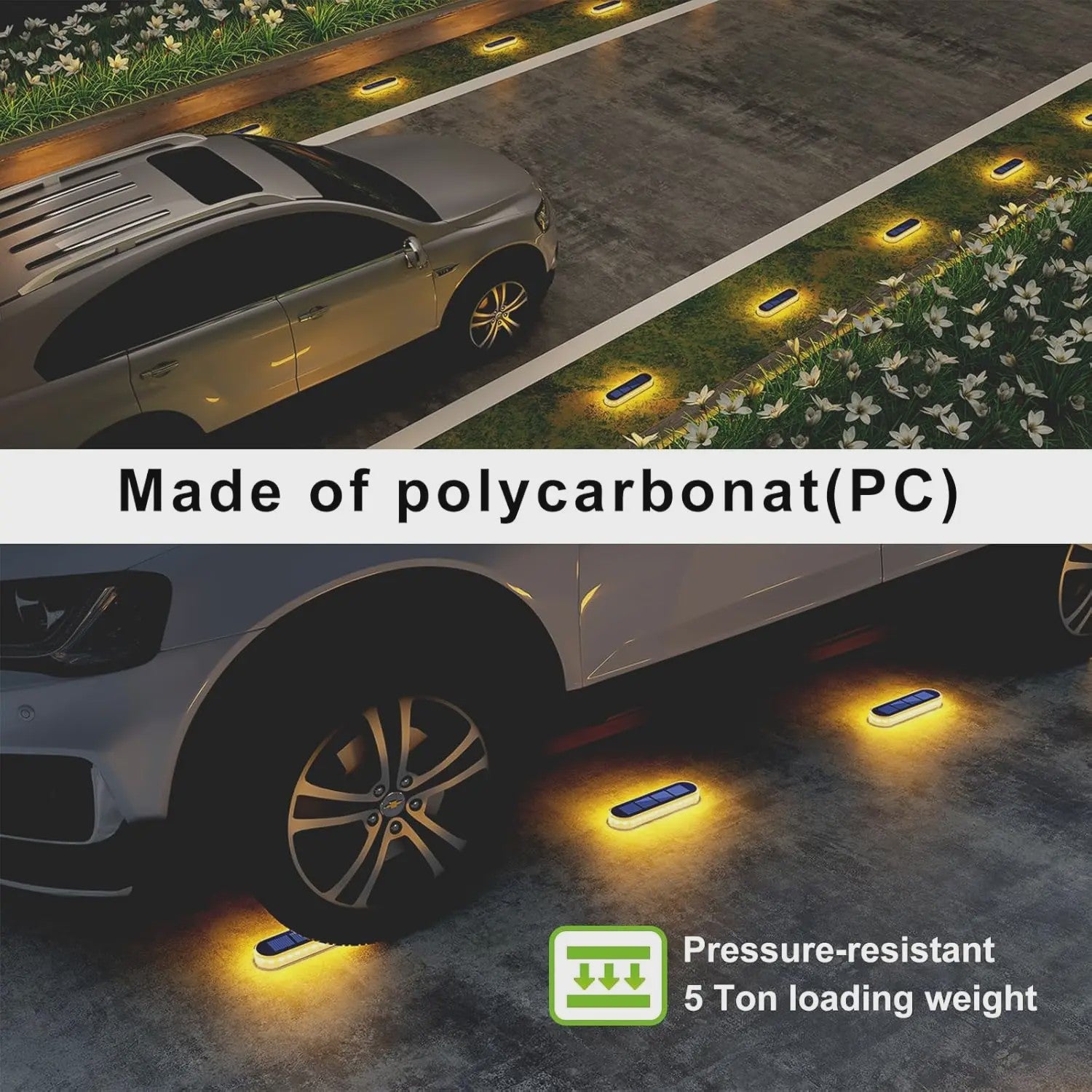Zonne-energie LED Tuinverlichting IP68 Waterdicht - Drukbestendig & Automatisch