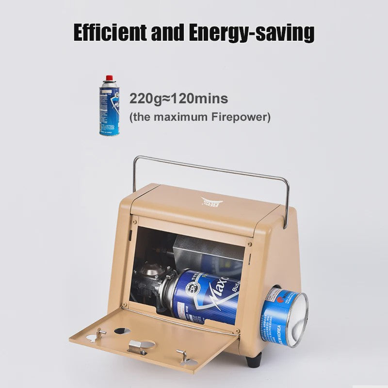 BRS-H23 Draagbare Tentkachel 1500W - Infrarood Verwarmer voor Camping & Buiten