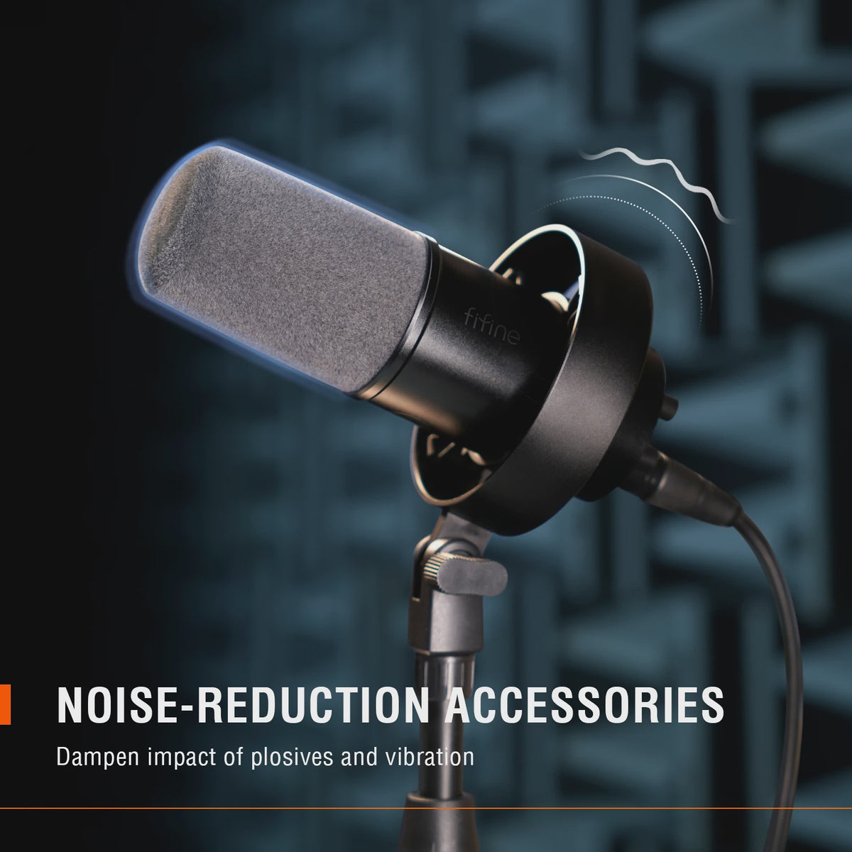 FIFINE K688 Dynamische Microfoon: USB/XLR, Touch-Mute, Volumeregeling & Koptelefoonaansluiting
