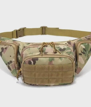 Tactische Heuptas voor Mannen - Multifunctionele Sling Bag voor Sport, Outdoor & Motorrijden