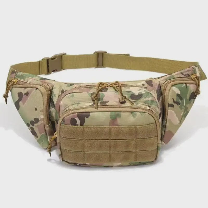 Tactische Heuptas voor Mannen - Multifunctionele Sling Bag voor Sport, Outdoor & Motorrijden