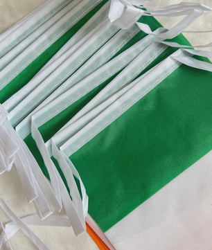 Ierse Vlaggetjes Slinger - Groen, Wit, Oranje - Feestdecoratie & St. Patrick's Day
