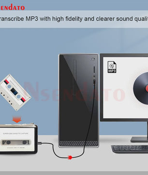 Draagbare Cassette Speler & Recorder: Zet je Tapes om naar MP3 via USB-C