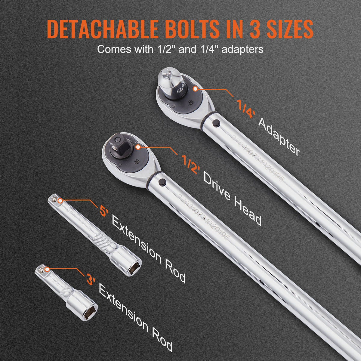 Precisie Momentsleutel Set 1/4", 3/8", 1/2" - Mechanisch & Nauwkeurig