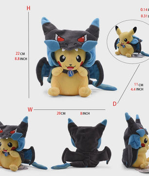 Pikachu, Eevee & Lucario Cosplay Pluche Speelgoed - 20-30CM Collectible Knuffel