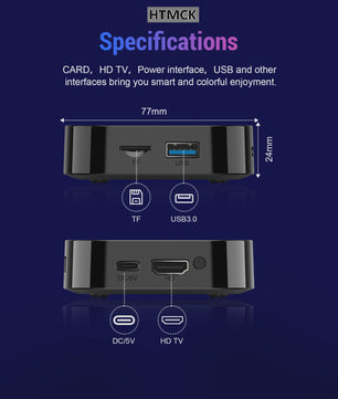 8K Smart TV Box met Rockchip RK3518, 8GB RAM, 128GB ROM, WiFi 6 & Bluetooth 5.4