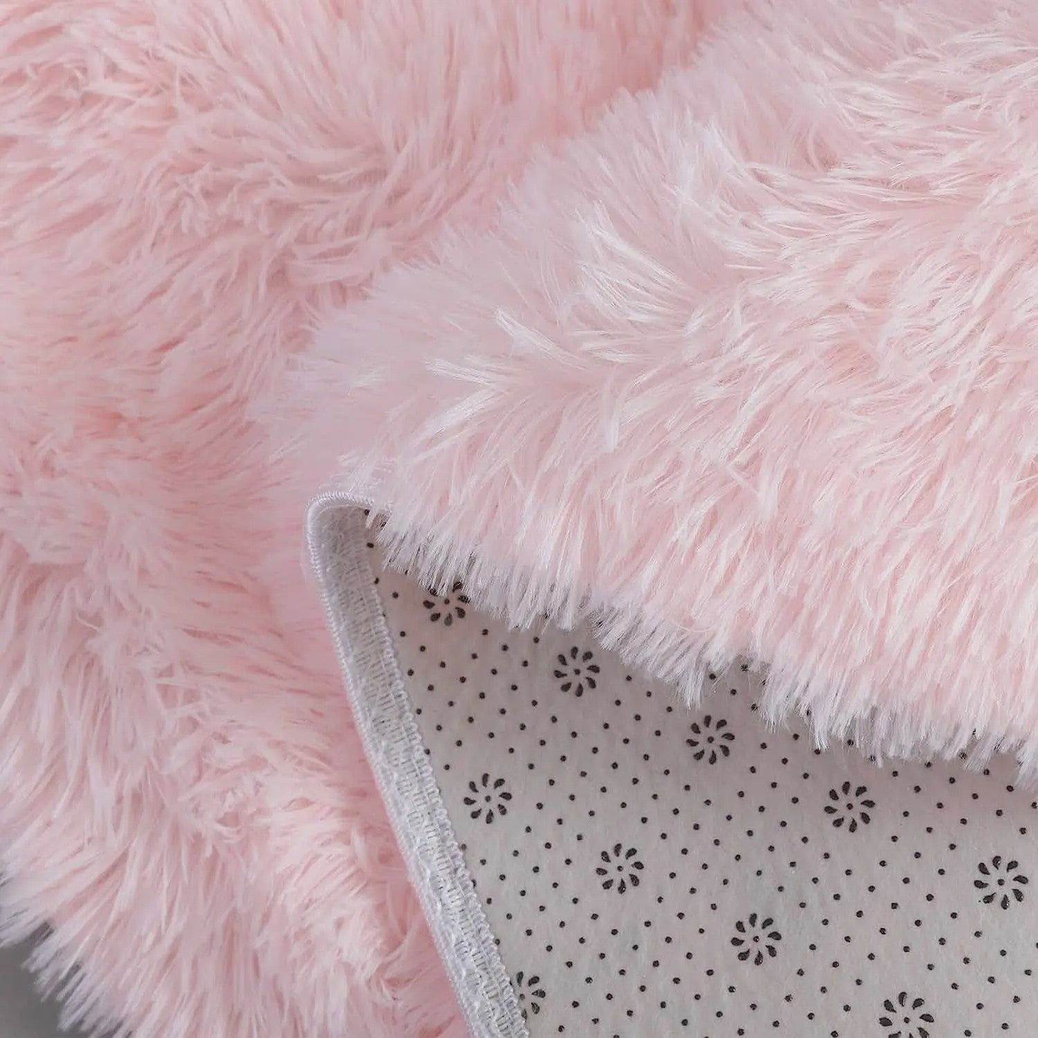 Zacht Rond Vloerkleed voor Kinderkamer Meisjes - Pluche Princess Kasteel Decor