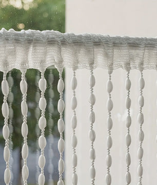 Decoratieve Kralen Gordijn met Kwastjes - Deurgordijn & Ruimteverdeler