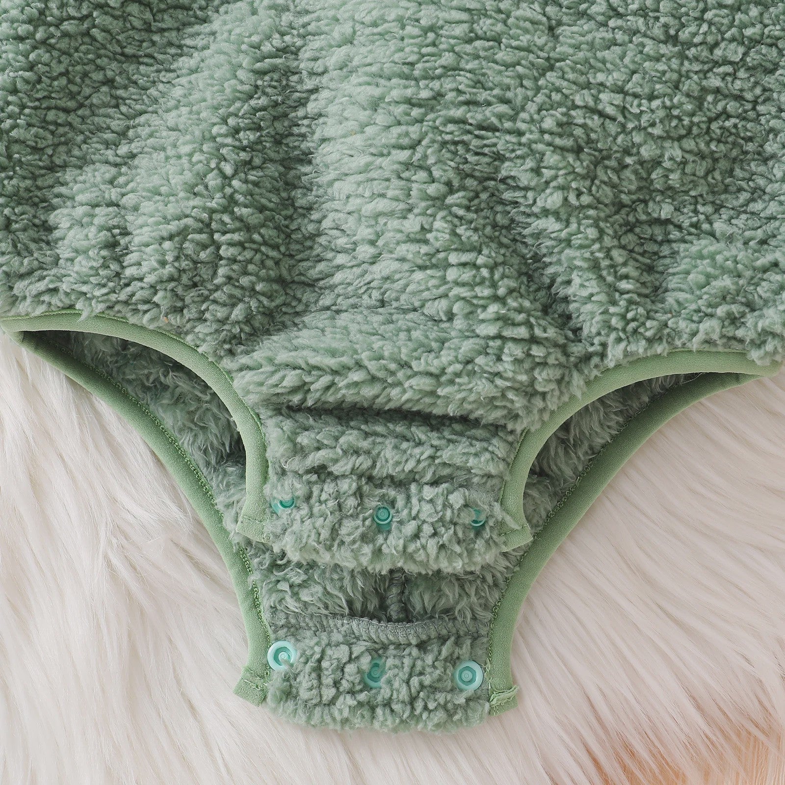 Schattige Baby Dino Overall met Capuchon - Zacht Pluche voor Halloween & Feestjes