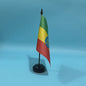Bureauvlag Ethiopië 14x21cm Polyester - Officiële Nationale Vlag voor Tafel en Bureau