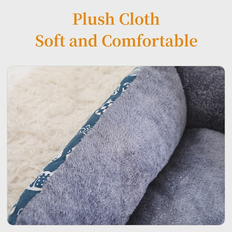 Warm Winter Huisdier Bed - Comfortabel Hondenkussen & Kattenmand voor Puppy's en Grotere Honden