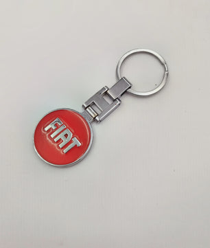 FIAT Autosleutelhanger met Logo - Stijlvolle Sleutelhanger voor Diverse Fiat Modellen