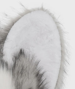 Realistisch Pluche Konijnenmasker - Fursuit Accessoire voor Cosplay, Feest & Halloween