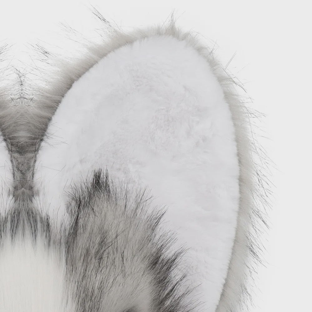 Realistisch Pluche Konijnenmasker - Fursuit Accessoire voor Cosplay, Feest & Halloween