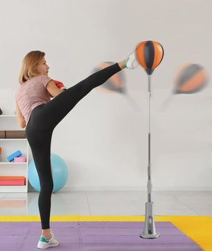 Opblaasbare Bokszak voor Reactie, Precisie & Wendbaarheid - Thuis Fitness & Training