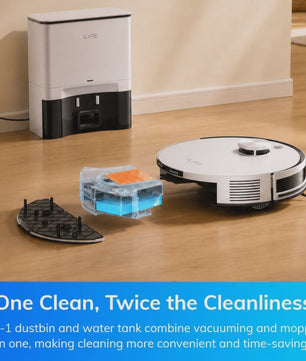 ILIFE A30 Pro Robotstofzuiger met Zelflegstation, 5000Pa Zuigkracht, LDS Navigatie & Dweilfunctie