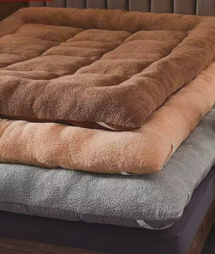 Luxe Lamsvel Matras Topper - Extra Zacht & Warm - Geschikt voor Slaapzaal & Thuis