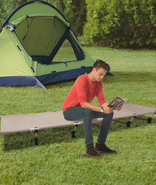 Ultralichte Opvouwbare Camping Cot - Draagbaar Bed met 150kg Capaciteit voor Buitenactiviteiten