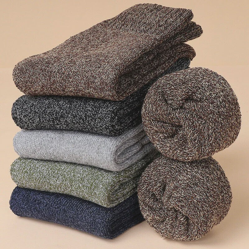 5 Paar Super Dikke Thermosokken Heren & Dames - Winter Warm & Anti-Koud