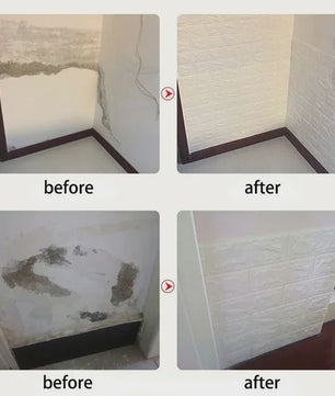 3D Baksteen Behang - Zelfklevend, Waterdicht & Makkelijk Aan te Brengen (70cm x 1m)