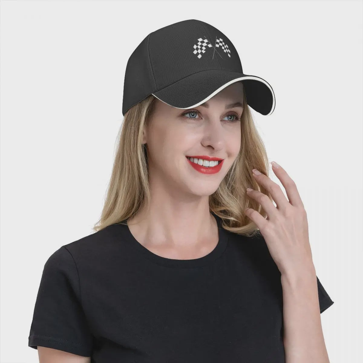 Baseball Cap Heren - F1 Formule 1 Race Vlag Design - Verstelbaar & Stijlvol