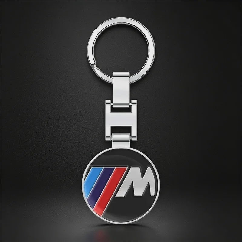Metalen 3D BMW Autosleutelhanger Ring met Embleem - Auto Accessoires
