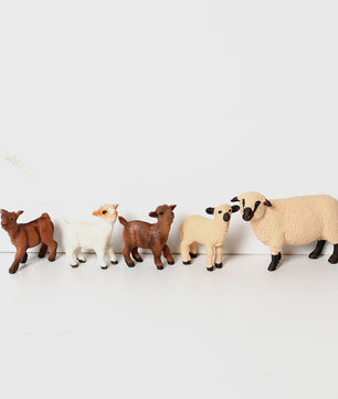 Realistische Boerderij- en Wilde Dierenfiguren: Schapen, Geiten, Antilopen & Meer - Cadeau Speelgoed