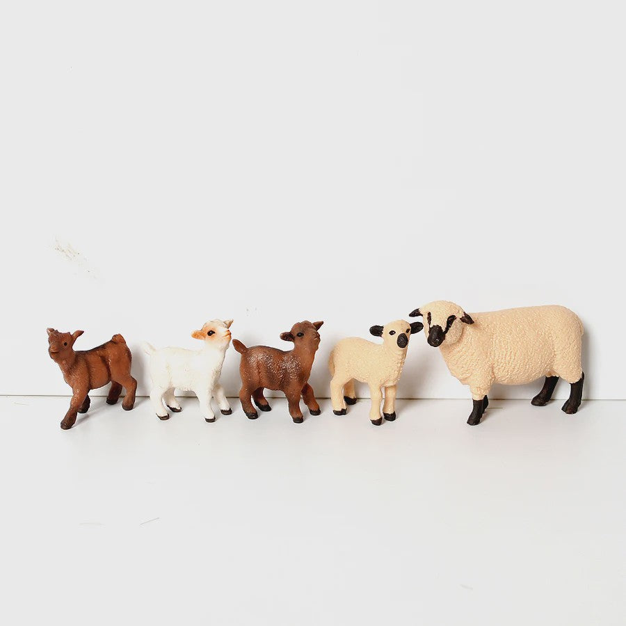 Realistische Boerderij- en Wilde Dierenfiguren: Schapen, Geiten, Antilopen & Meer - Cadeau Speelgoed