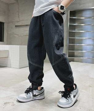 Stoere Baggy Jeans voor Jongens - Comfortabele Kinder Broek voor Zomer & Casual