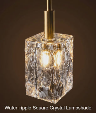 Moderne Kristallen Hanglamp Goud - Sfeervolle Decoratie voor Woonkamer & Eettafel