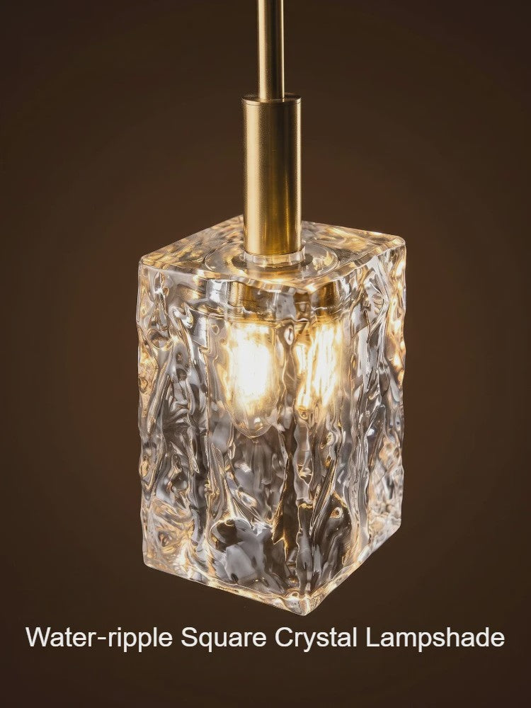 Moderne Kristallen Hanglamp Goud - Sfeervolle Decoratie voor Woonkamer & Eettafel