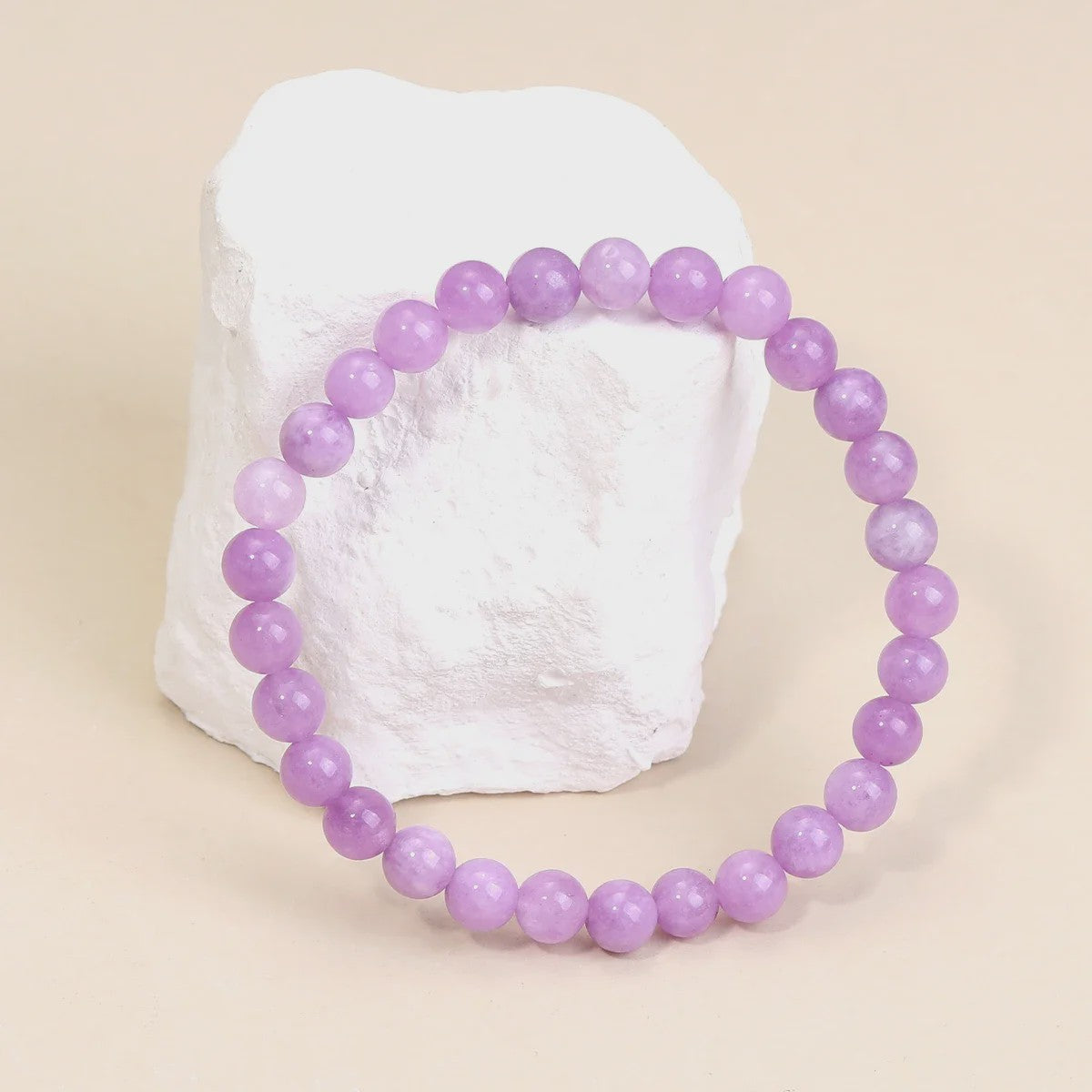 Natuurstenen Armband 6mm Kralen - Unisex Kristal & Edelsteen Armband
