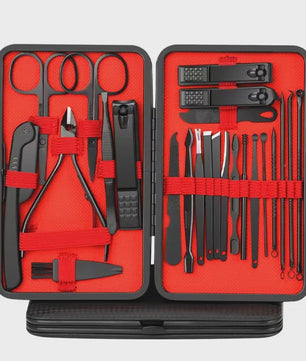 Professionele Manicure & Pedicure Set - 25 Delig - Roestvrij Staal