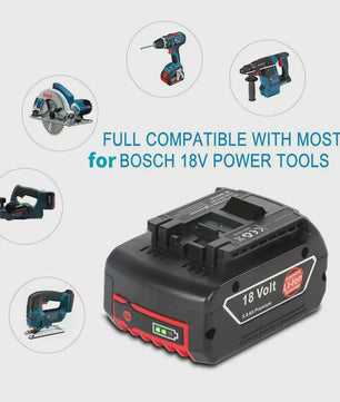 Bosch 18V 8.0Ah Li-ion Accu - Krachtige Vervanging voor GBA, GSR, GSB Power Tools