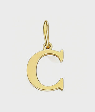 Gouden Initiaal Bedel - Roestvrij Staal - DIY Ketting Bedeltje A-Z
