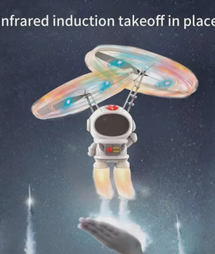 Zwevende Astronaut Drone met LED-verlichting - Interactief Vliegend Speelgoed voor Kinderen
