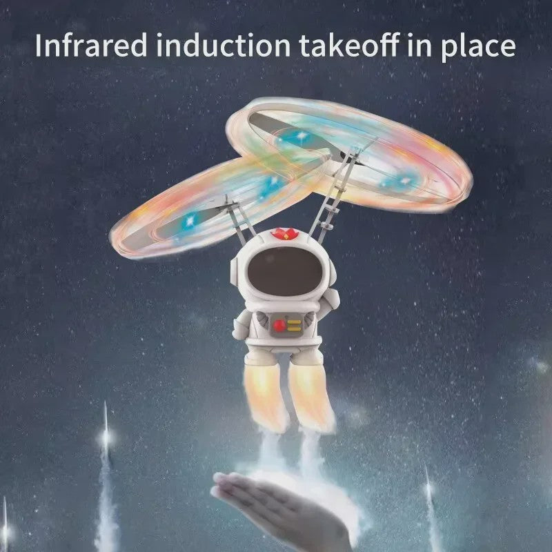 Zwevende Astronaut Drone met LED-verlichting - Interactief Vliegend Speelgoed voor Kinderen