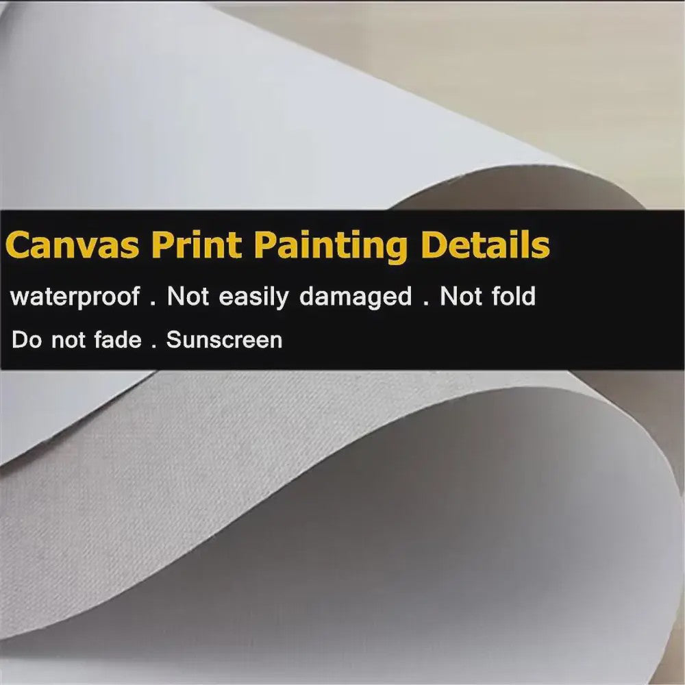 Abstract Canvas Poster: Afrikaanse Vrouwen & Zonneschildering - Wanddecoratie