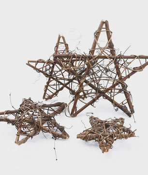 Handgemaakte Rotan Ster Krans Decoratie - 10/15/20cm - Kerst & Bruiloft