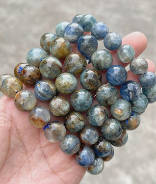Natuurlijke Blauwe Kyanite Armband - Edelsteen Kralen uit Brazilië - Spirituele Cadeau