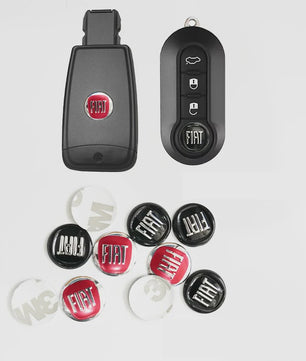 Fiat & Abarth Auto Sleutel Stickers - Emblemen voor Fiat 500, Punto, Panda en meer