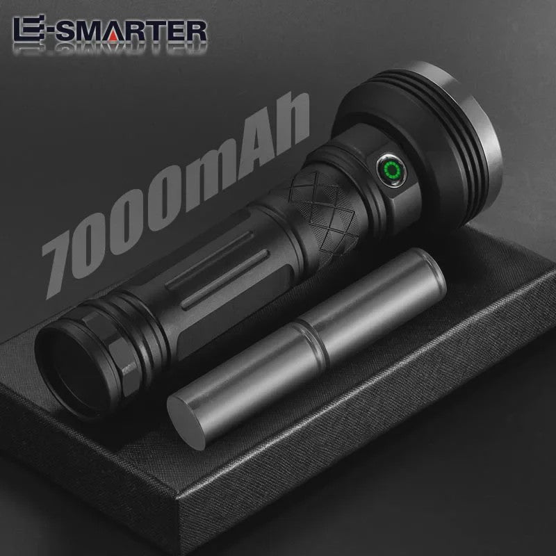 Krachtige Oplaadbare LED Zaklamp 9000LM - Super Helder, Lange Afstand, Tactisch & Camping