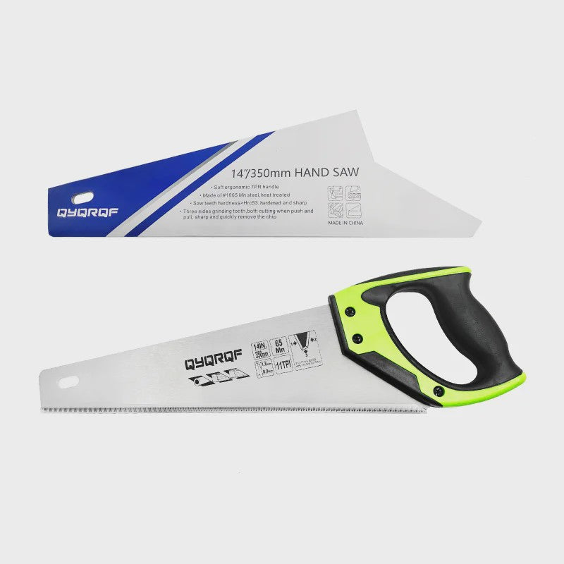 14 Inch Pro Handzaag 11 TPI Fijne Snede met Soft-Grip Handvat - Voor Hout, Kunststof en Meer