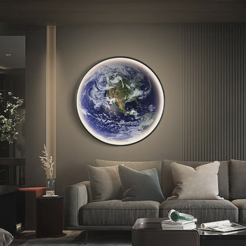 Creatieve Maan Wandlamp LED - Sfeervolle Verlichting voor Woonkamer & Slaapkamer